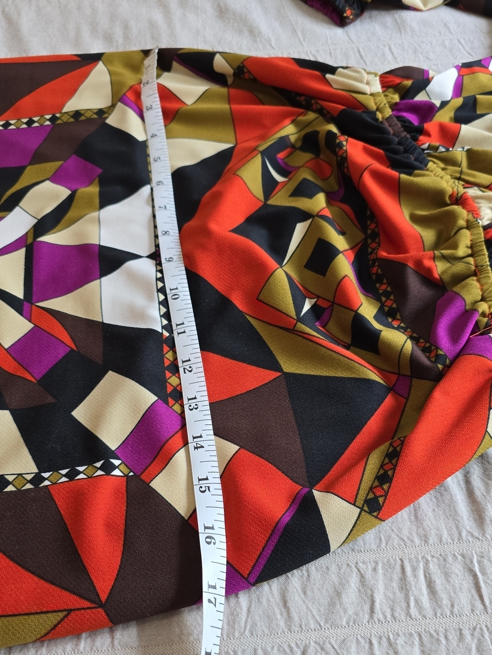 Joy Joy Geometric Mid-Mod Midi Dress Size XS - Picture 7 of 17
